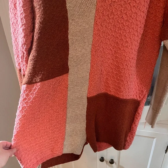 NWT Free People Colorblock Sweater Romper - Picture 2 of 6